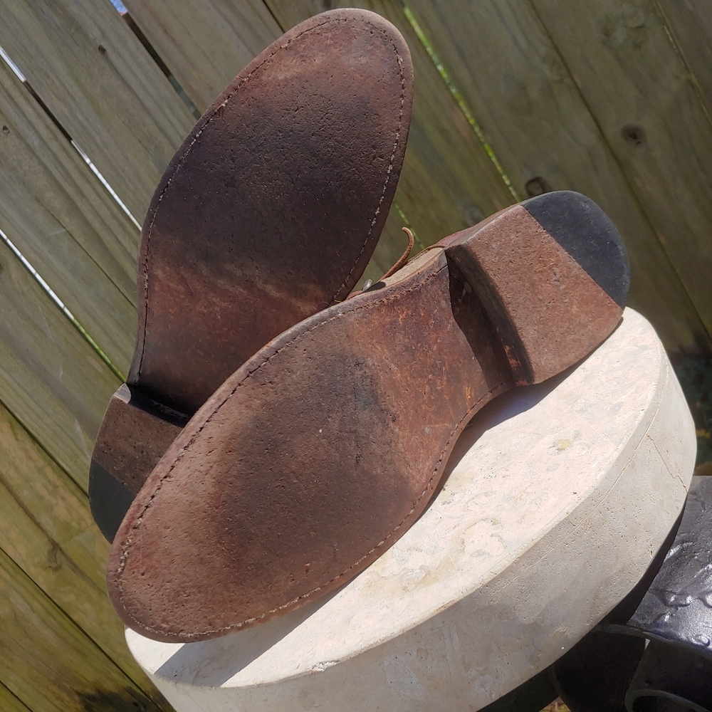 Men's Frye Jayden Moto Suede Moto Boots - Picture 10 of 11